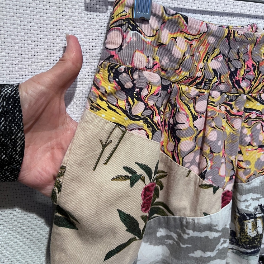 Anthropologie Leif Notes Patchwork Castle Floral … - image 5